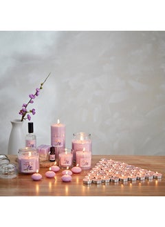 Home Box Qara Lavender Chamomile Pillar Candle 6.8 x 7 x 6.8 cm  - Image 5