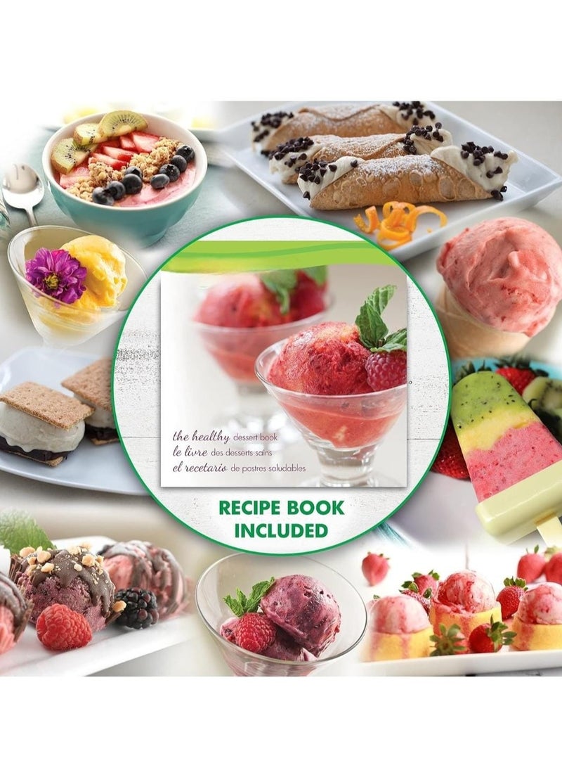 Ice Cream Maker & Healthy Dessert Machine Soft Serve Fruit Ice Cream & Yogurt Maker for Homemade Frozen Treats Easy to Use, Perfect for Sorbet, Dairy-Free, and Vegan Desserts  - Image 5