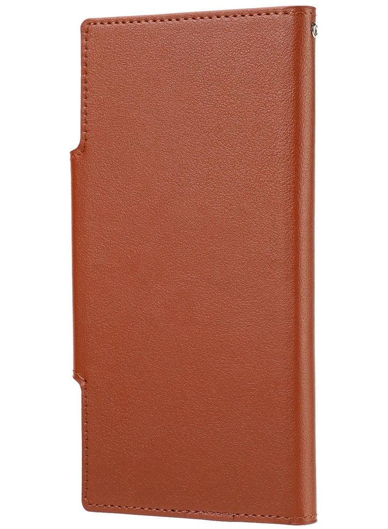 Suteni Flip Cover Card Slots Leather Phone Case for Oppo - Image 2