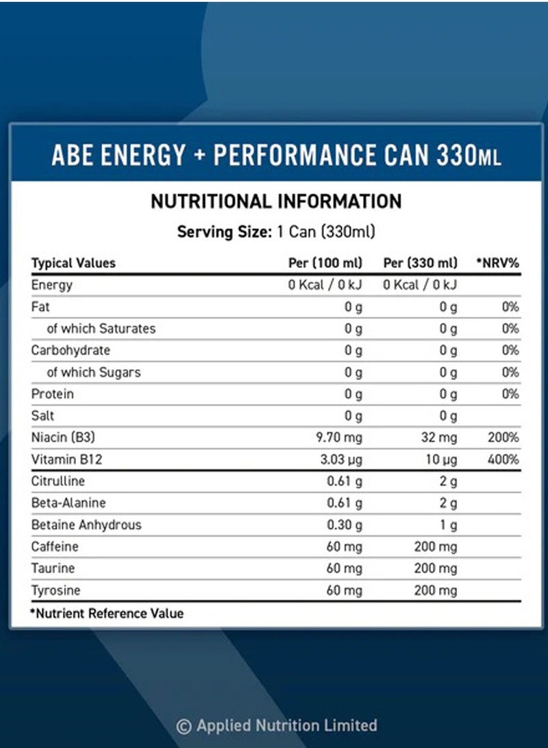 أبلايد نيوتريشن علب ABE Energy + Performance - حلوى الفاكهة - (عبوة من 12 قطعة) - Image 4