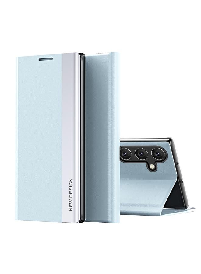 اس-توب جراب لهاتف Samsung Galaxy S25 5G، جراب جلدي ممتص للكهرباء من الجانب - Image 1