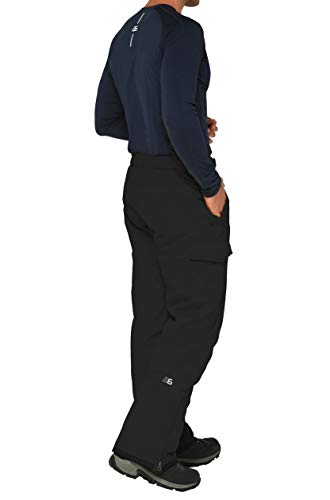 SkiGear سروال رياضي ثلجي للرجال من سكي جير، أسود، كبير جداً/32" طول الساق - Image 2