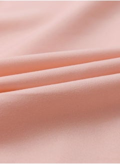 LUNA Home 1 Piece Long Body Pillow Case, Plain Peach Color.  - Image 3