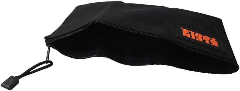 Klein Tools 12.5-Inch Cordura Nylon Zipper Tool Pouch - Heavy-Duty Black Storage Bag - Image 5