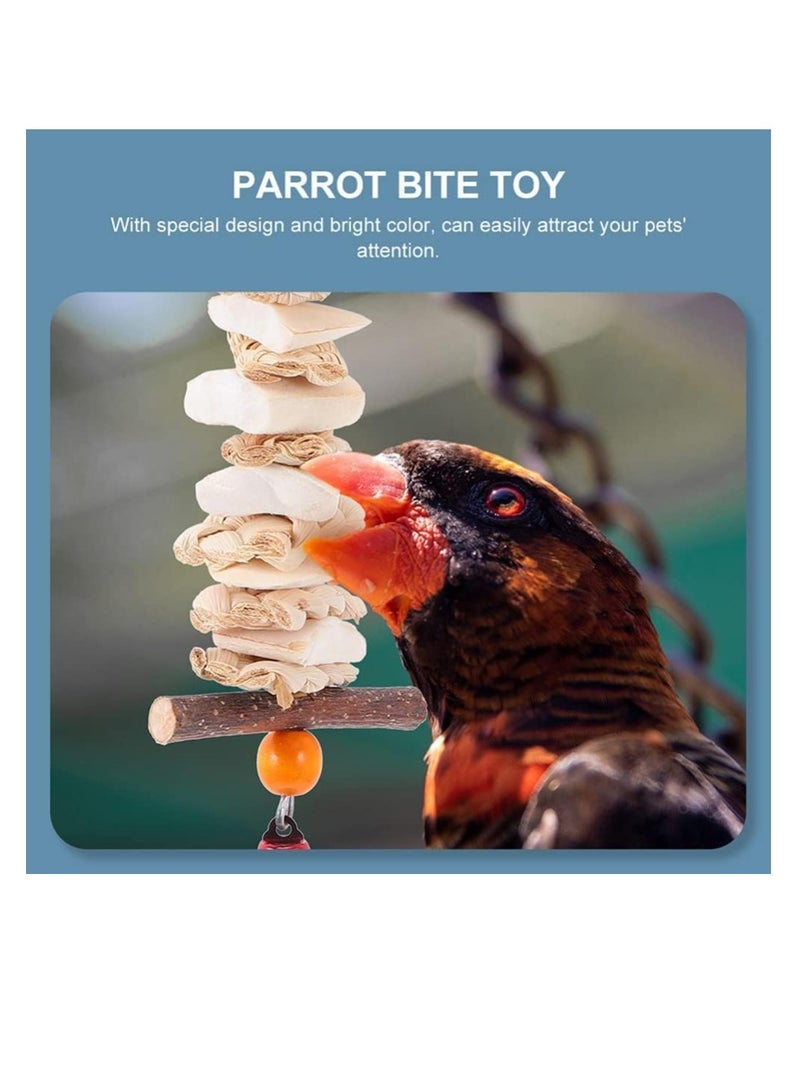 2Pcs Parrot Chewing Toy Bird Beak Grinding Stone Calcium cuttlebone Supplement Food Lava Block for Conure Budgies Parakeet Cockatiel Chinchilla (Random Color) - Image 5