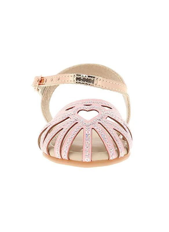 MOLEKINHA MOLEKINHA Sandals with Back strap For Infant Girls, Pink