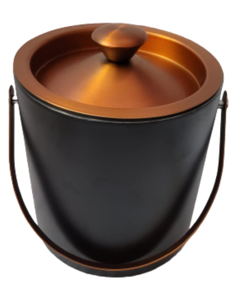 Proniks Stainless Steel Insulated Ice Bucket with Opener and Ice Tong and peg Measure Keeps Ice Cold for 6 h Great bar Tools for Home bar Accessories Mini bar Medium - Image 3