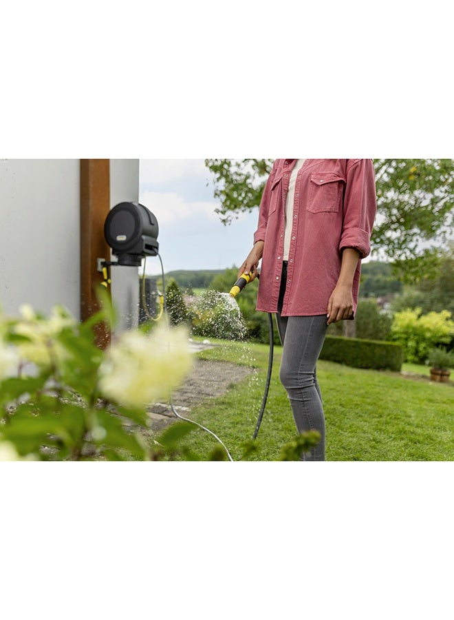 KARCHER Hbx 4.20 Automatic Hose Box – 20 M Primoflex Hose, Automatic Hose Retraction With Hose Brake, 180° Wall‑Mounted Swivel, Flexchange Tool‑Free Detach, Uv And Frost Resistant, Complete Kit With Nozzle, Aqua‑Stop Tap Connector - Image 4