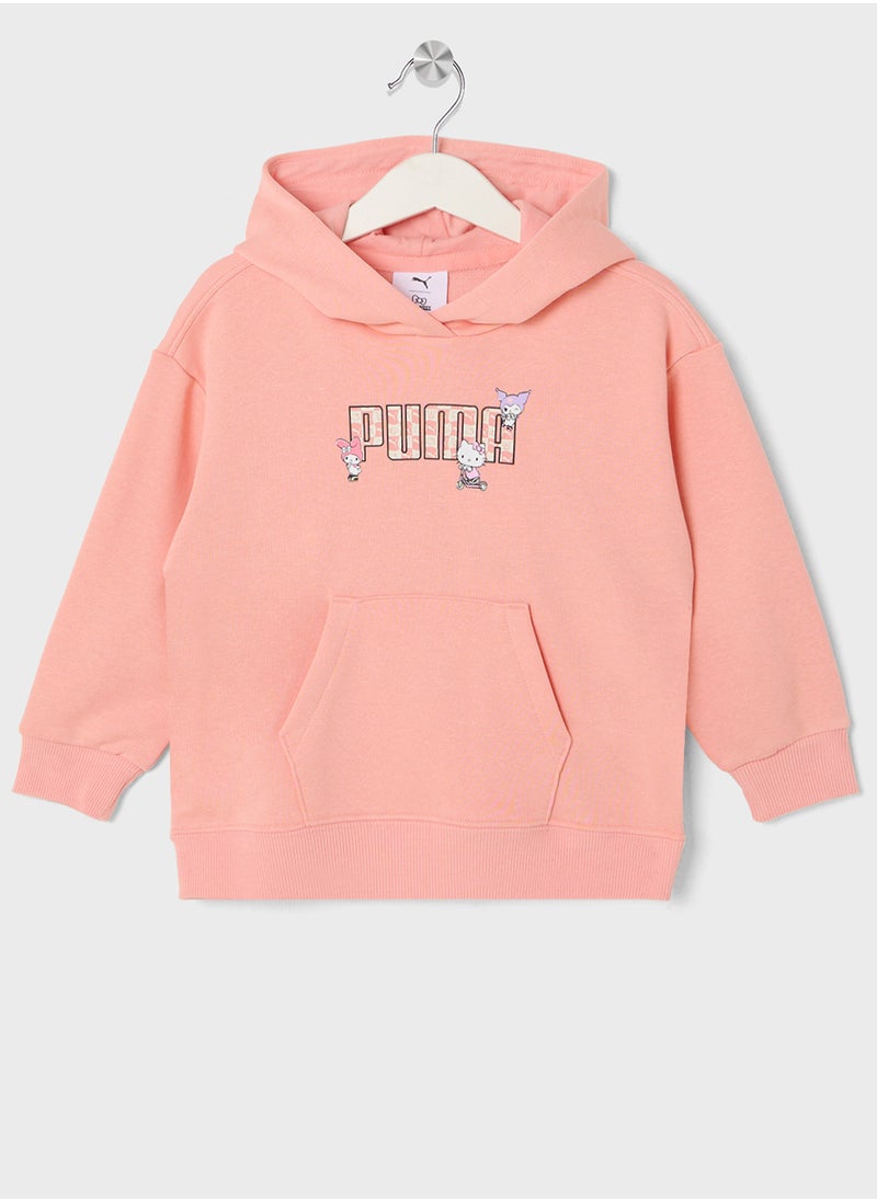 PUMA Kids Hello Kitty & Friends Relaxed Graphic Hoodie  - Image 1