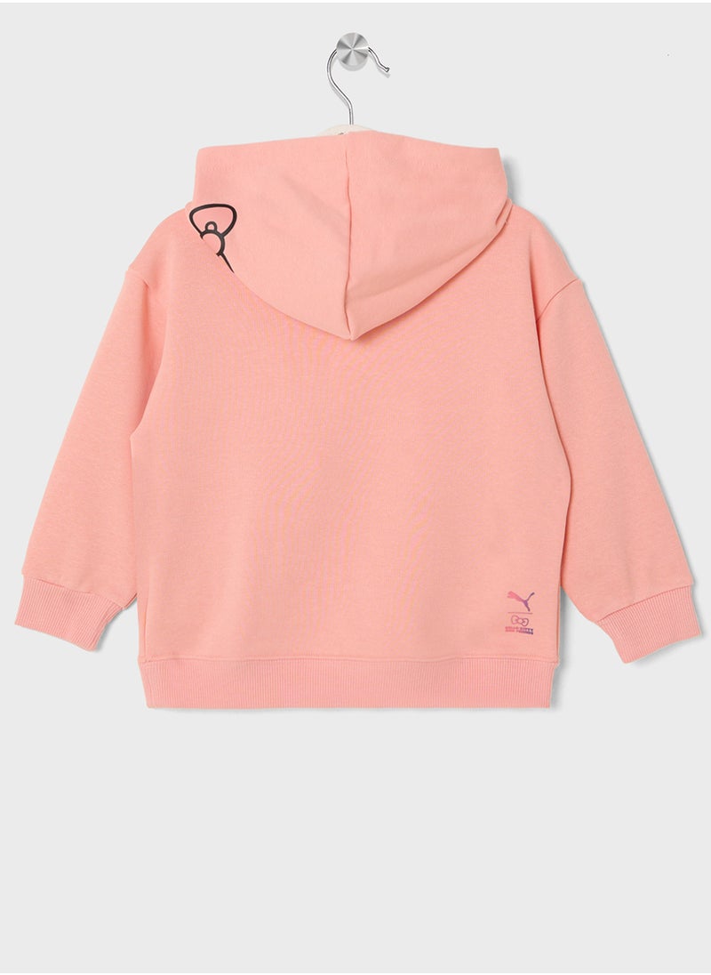 PUMA Kids Hello Kitty & Friends Relaxed Graphic Hoodie  - Image 2