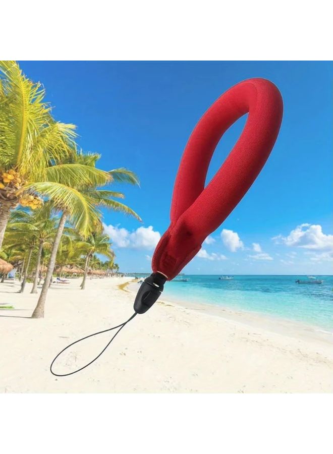 Quick Release Anti Sinking Camera Float Belt Red Adjustable Wrist Strap For Photography - Image 3