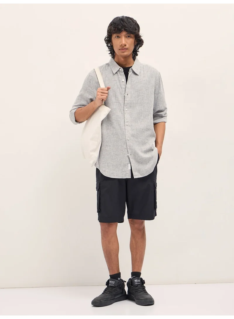 THE BEAR HOUSE  Men’s Long Sleeve Shirt – Classic, Comfortable and Stylish Essential for Work, Travel or Casual Outings for Men | Best Price UAE