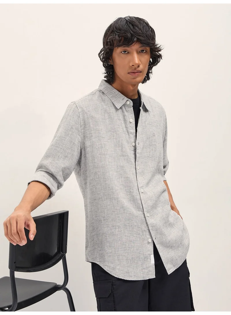 THE BEAR HOUSE Men’s Long Sleeve Shirt – Classic, Comfortable and Stylish Essential for Work, Travel or Casual Outings