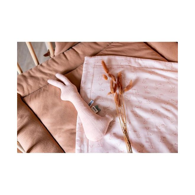 Trixie Bliss Rabbit Rattle, Cute & Fun Design, Durable Construction, Easy To Grasp, 0 Months+, 30 x 8 x 3cm - Blossom Pink - Image 2