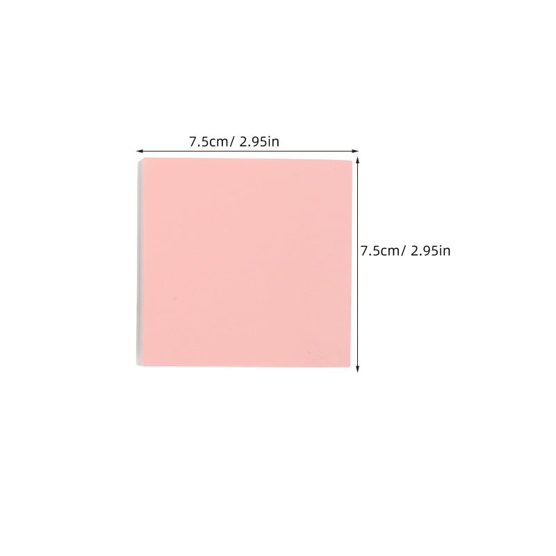 Multicolor Self Stick Note Pads 600 Sheets 76x76mm Strong Adhesive for Office School Classroom - Image 3