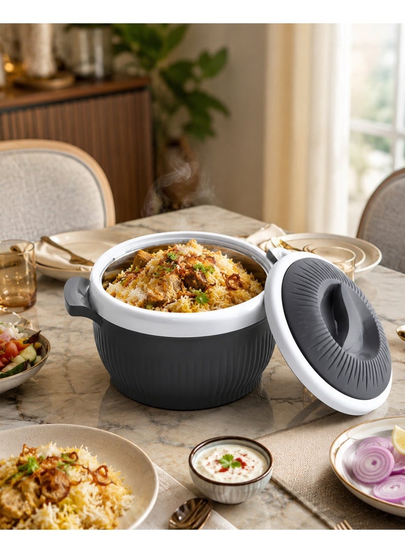 Bisbell Zion Casserole Hot Pot 1000ml, Insulated Serving Bowl with Lid for Hot Food, Food Container for Home Kitchen and Dining - Image 2