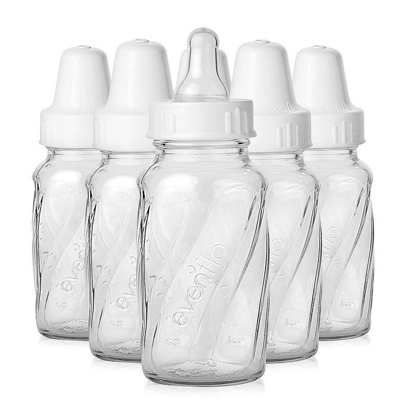 Evenflo Feeding Classic Glass Twist Bottles 4 Oz 6 Bottles