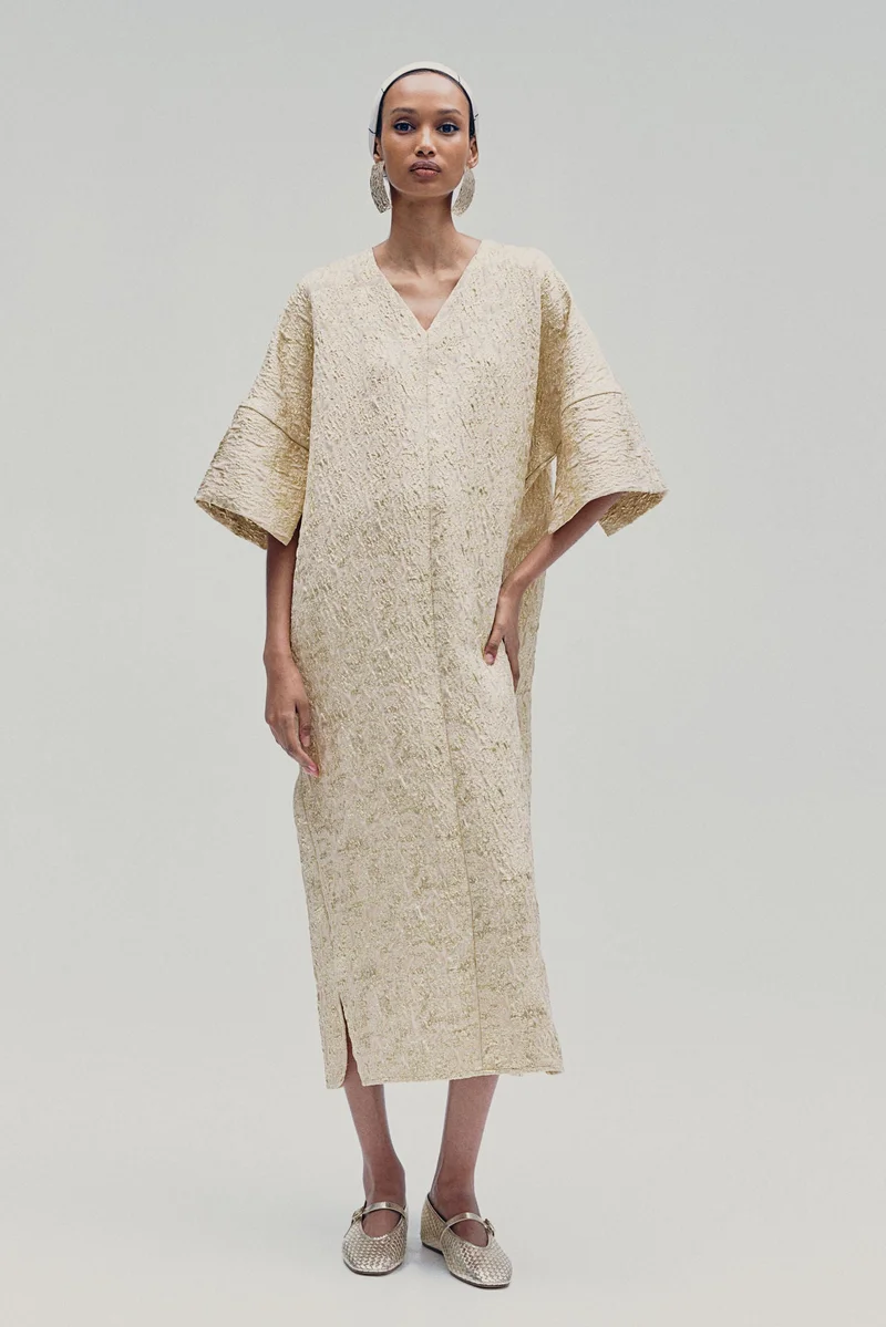 H&M Brocade kaftan dress