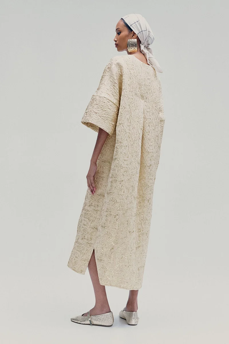 H&M Brocade kaftan dress