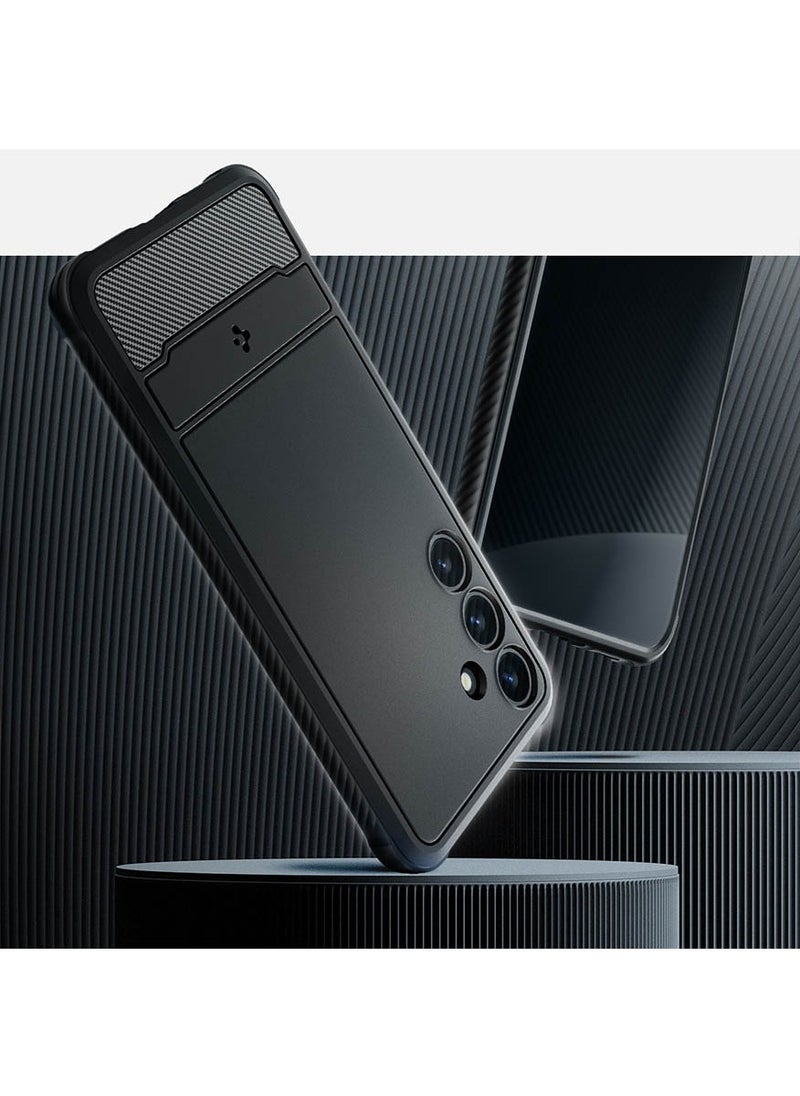 Spigen غطاء حماية متين لهاتف سامسونج جالاكسي S24 PLUS (2024) - أسود مطفي  - Image 3