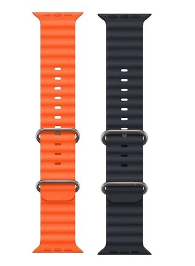 Oteeto TU90 Ultra 2 Smart Watch With 2.2 Inch Display 2 Pair Straps and Wireless Charger For Ladies and Gents - Image 5