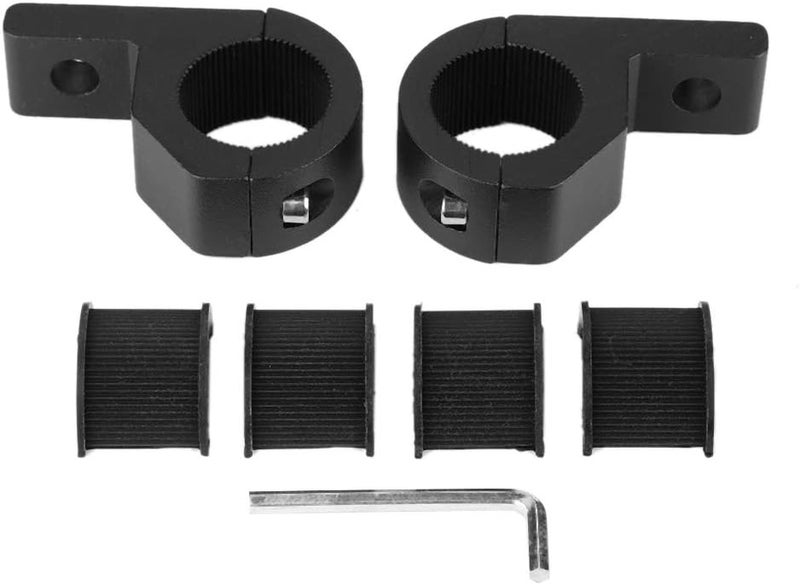 Suuonee Light Bar Mounting Kit, Universal 20-30 mm Car LED Light Bar Mounting Bracket Clamp Holder Kit - Image 1