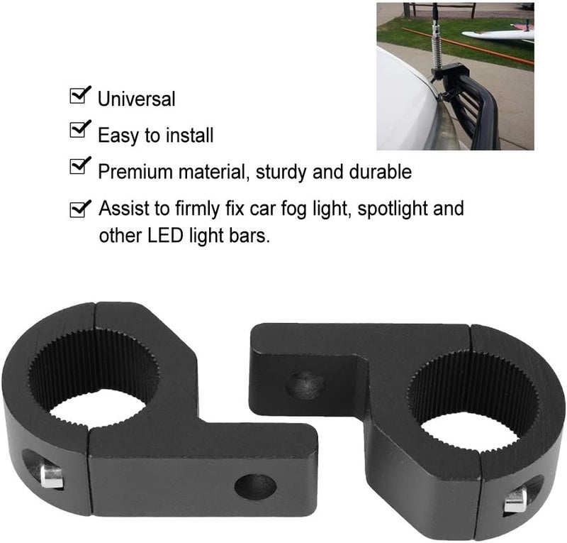 Suuonee Light Bar Mounting Kit, Universal 20-30 mm Car LED Light Bar Mounting Bracket Clamp Holder Kit - Image 2