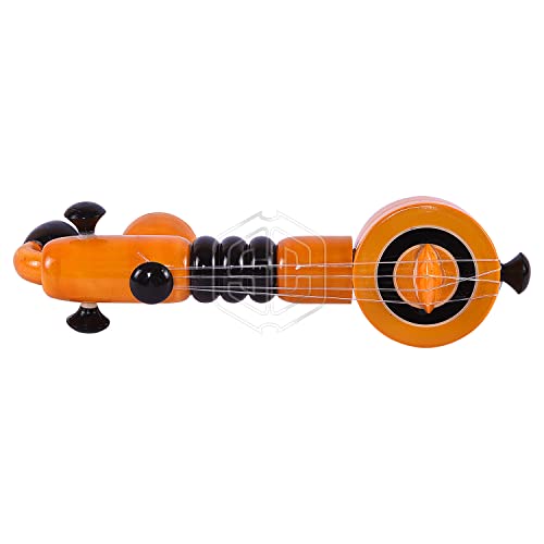 Smartcraft Wooden Veena, Handcrafted Veena,Decorative Indian Traditional Showpiece (Size- 27 * 7 * 6.35 cm) (Make in India - Multicolor) - Image 4