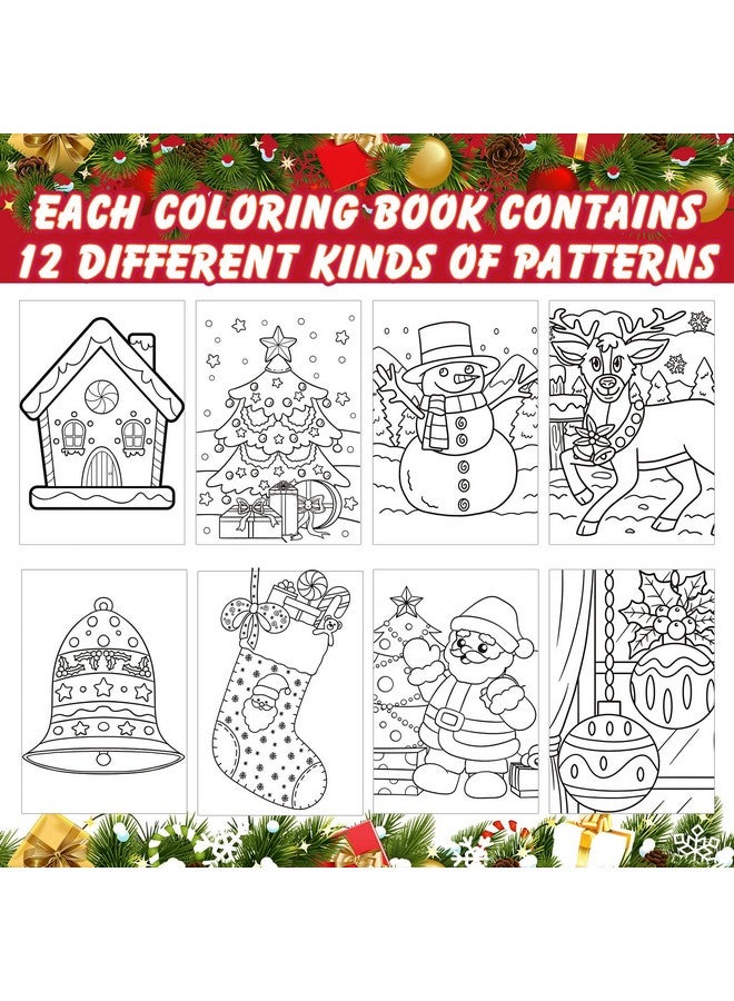 Sotiff 72 Pcs Christmas Coloring Books For Kids Ages 2-4 4-8 8-12 Bulk Christmas Xmas Toddler Goodie Bag Stuffer Fillers Gifts Mini Coloring Books For Boys Girls Fun Activity Decorations Supplies - Image 3