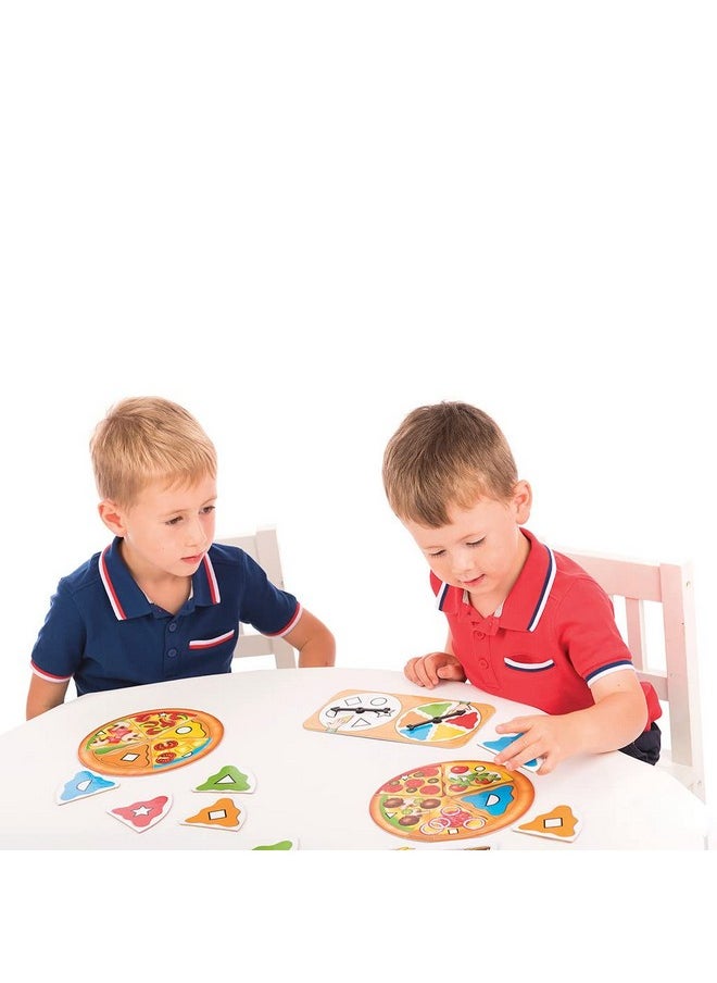 ORCHARD TOYS - Orchard Toys Pizza, Pizza Match Colours and Shapes Board Game Teacher Tested, Family Indoor and Outdoor Classic Game, Party Gift for Kids Age 3 to 7 Years - Image 1