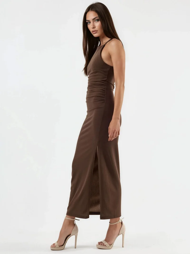 بوسيم BUSEM Maxi Dress with Drape Detail
