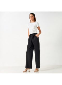 2Xtremz 2Xtremz Embellished Wide Leg Pants with Drawstring Closure  - Image 2