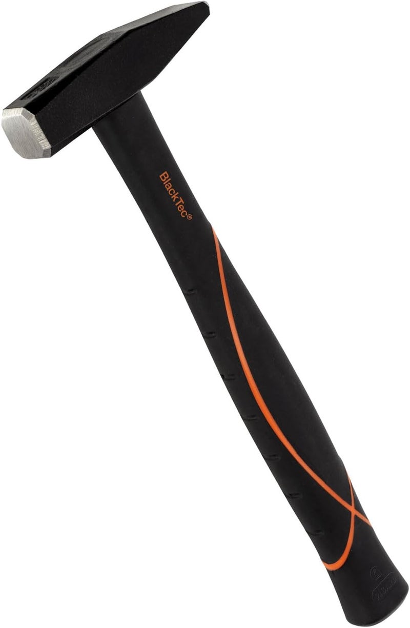 Picard Riveting Hammer BlackTec 800g - German Pattern, Cross Peen, Alloy Steel Head, Black Powder Coated, Low Vibration, Fiberglass Core Handle, Rubber Grip, 0032700-0800 - Image 1