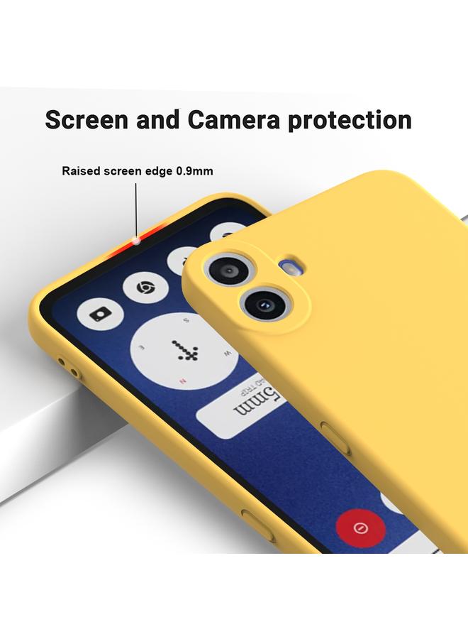 اس-توب جراب لهاتف CMF Phone 1 من Case For Nothing، مصنوع من السيليكون السائل المقاوم للصدمات بلون نقي - Image 4