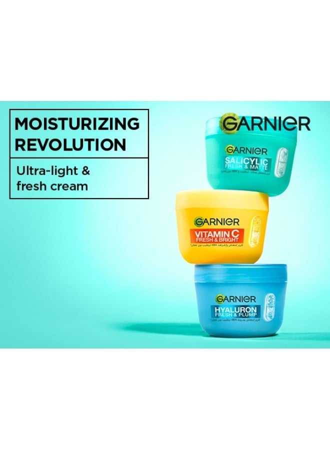 Garnier SkinActive, Fresh & Matte Moisturizer Cream, 5% [Niacinamide + Salicylic Acid + Centella Asiatica], For Dull, uneven, blemish-prone skin - Image 4