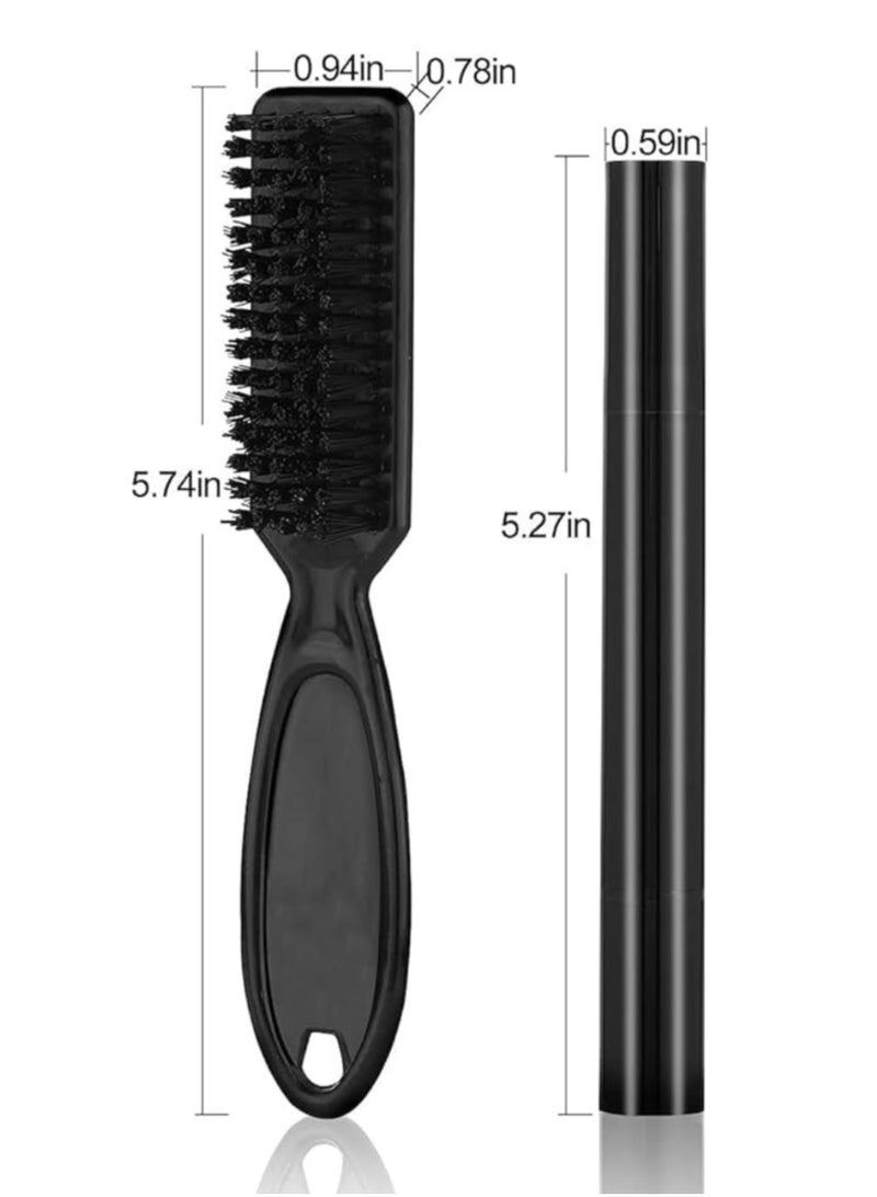 قطعتين من قلم اللحية عالي الجودة برأسين مع مشطين باللون الأسود - Image 3