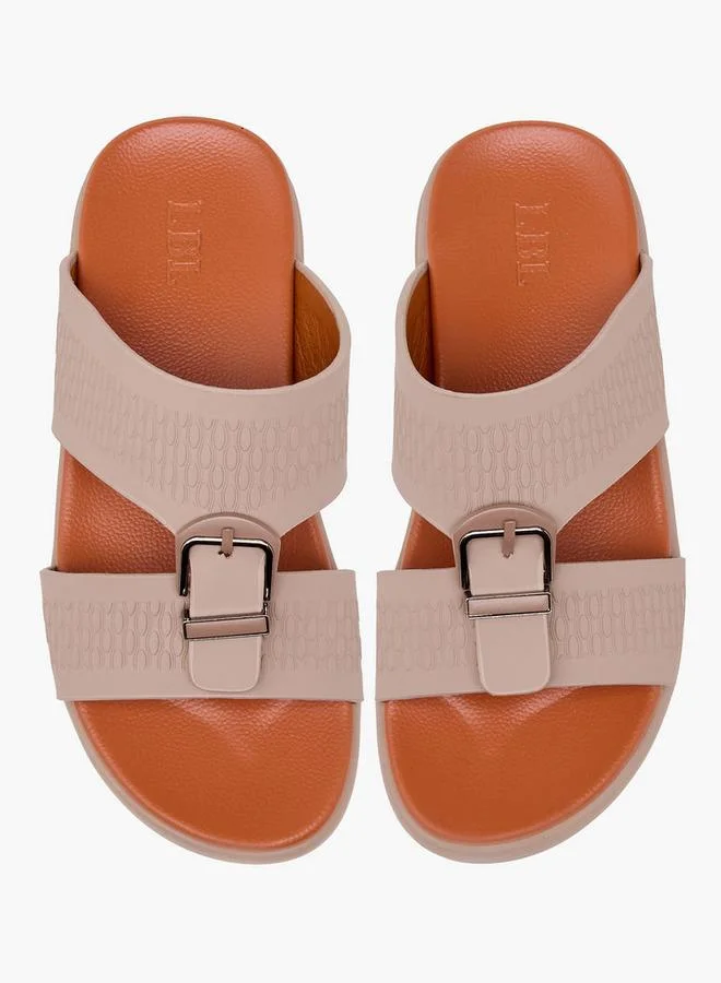 LBL by Shoexpress TAUPE Boys Slip-On Arabic Sandals for Men | Best Price UAE