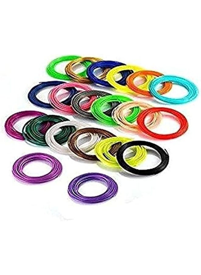 Beauenty 3D Pen PLA Filament, 20 Colors, 1.75mm - Image 2