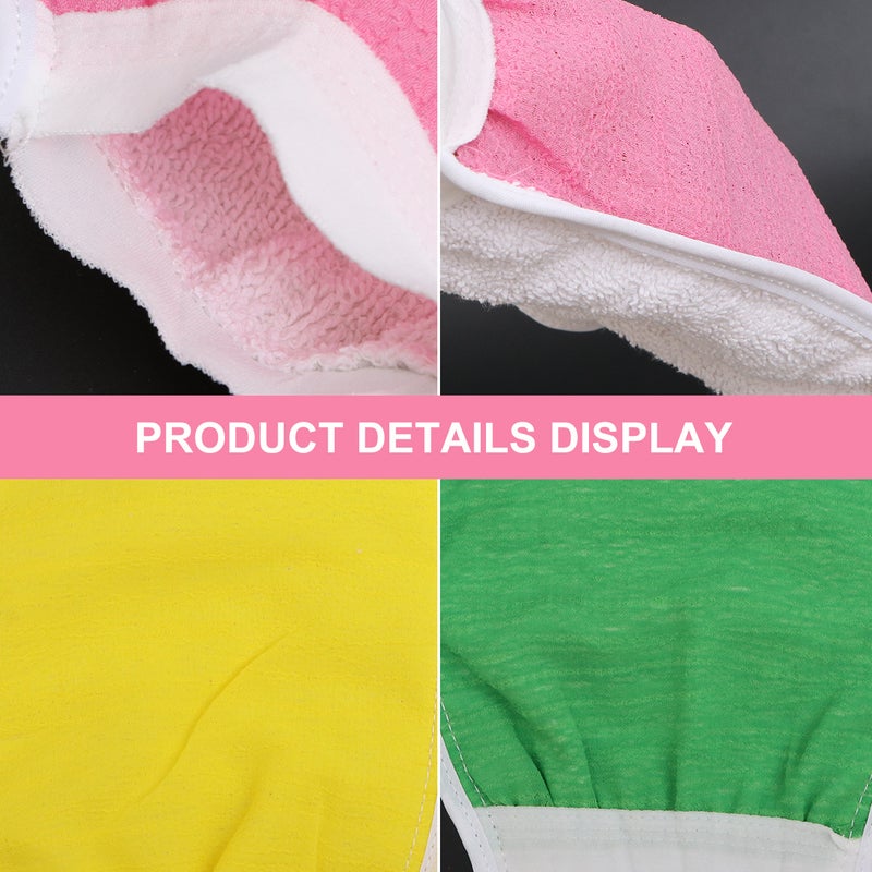 8 Pcs Spa Exfoliating Body Scrub Glove Dead Skin Cell Remover Double Sided Deep Cleansing Mitt for Men Women - Image 4
