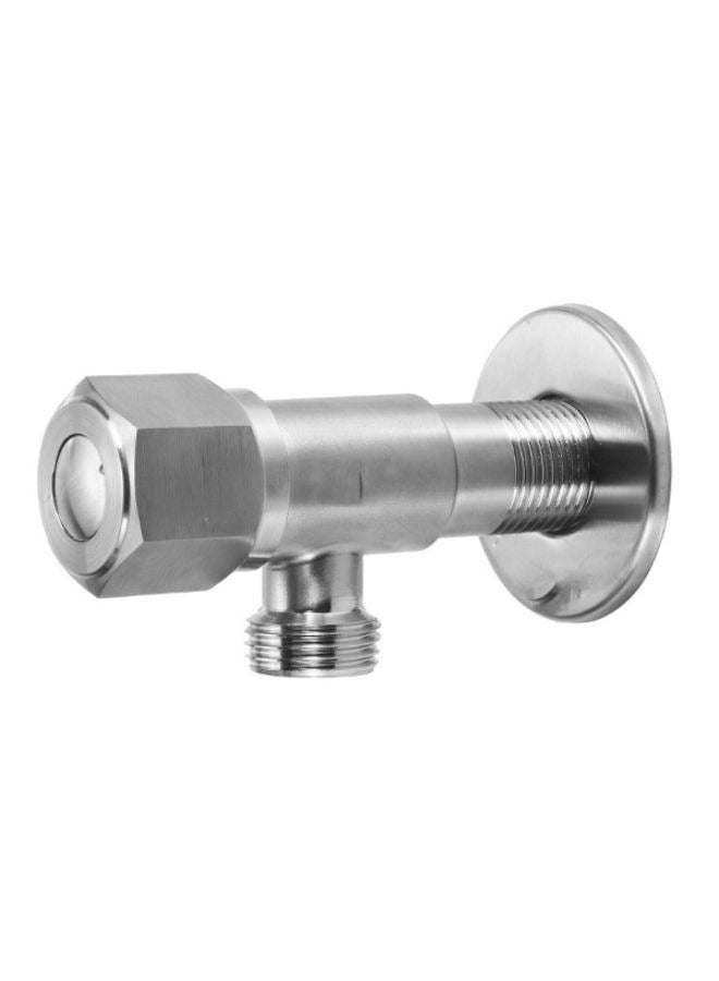 Stainless Steel Angle Valve 1/2 Kitchen Bathroom Toilet Water Faucet  - Image 1