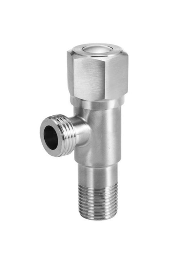 Stainless Steel Angle Valve 1/2 Kitchen Bathroom Toilet Water Faucet  - Image 3