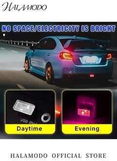 HALAMODO 1PC USB LED Car Interior Atmosphere Lights Mini Plug-in USB Decor Night Light Portable Auto Ambient Lighting Universal Vehicle Interior Accessories for Most Cars  - Image 4