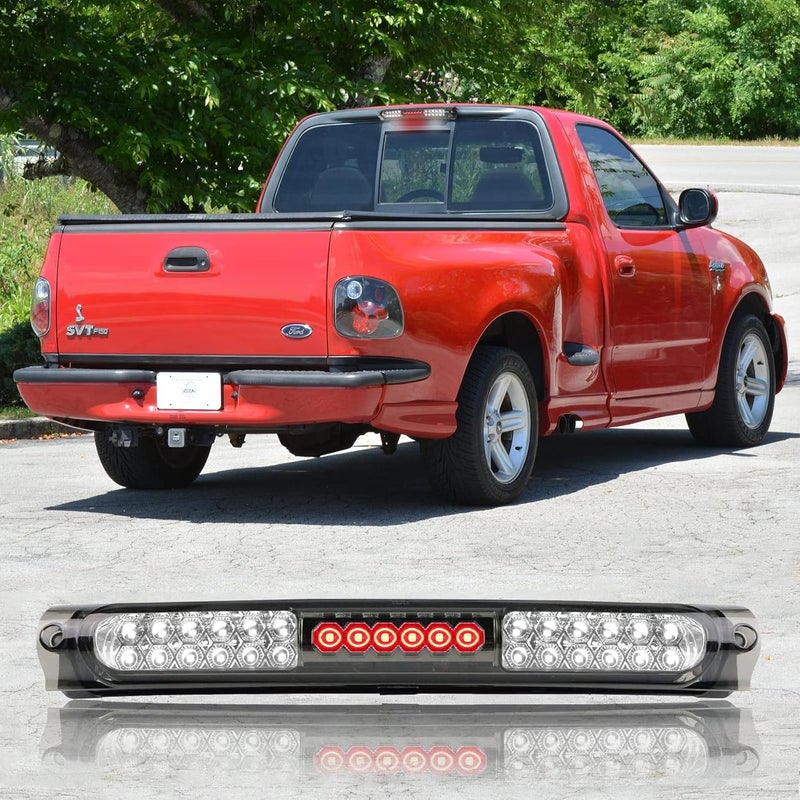 MARLBSTON High Mount 3rd Stop Brake Light for Ford F150 (1997-2004) - Black Smoke LED Taillight - Image 1