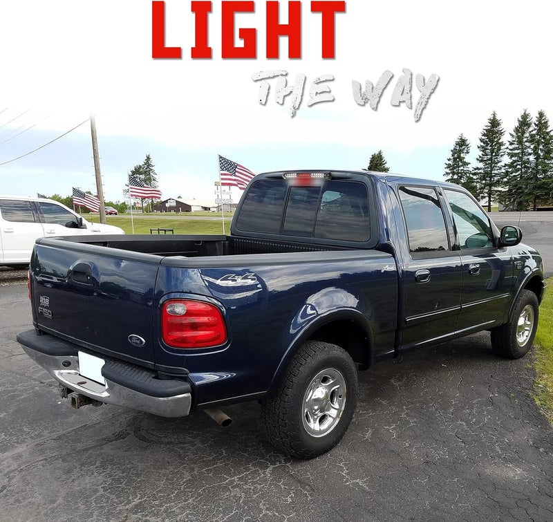 MARLBSTON High Mount 3rd Stop Brake Light for Ford F150 (1997-2004) - Black Smoke LED Taillight - Image 5