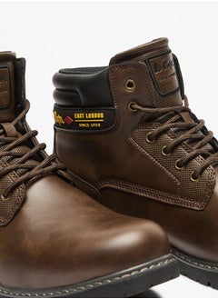 Lee Cooper Men's Logo Detail Chukka Boots with Lace-Up Closure  - Image 5