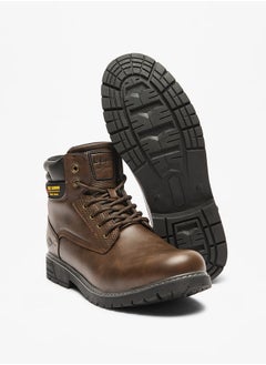 Lee Cooper Men's Logo Detail Chukka Boots with Lace-Up Closure  - Image 4
