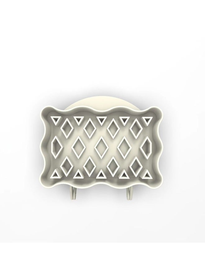 Apple Pie Pie Mold Christmas Baking Mold Suit Pie Mods Kitchen Dough Press Mold Tool-Specifications:Single Rectangle - Image 1