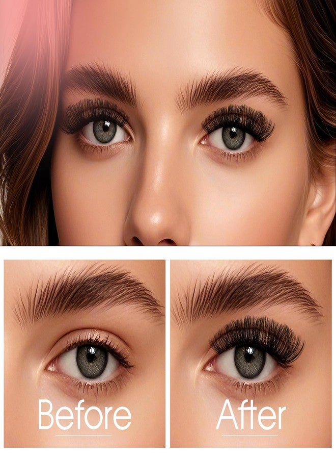 FADVAN Wispy Lash Clusters by FADVAN, 156pcs Natural Eyelash Clusters, D-Curly Cluster eyelash Extensions, Individual Lashes 10-16mm Lashes Clusters DIY Lash at Home - Image 4