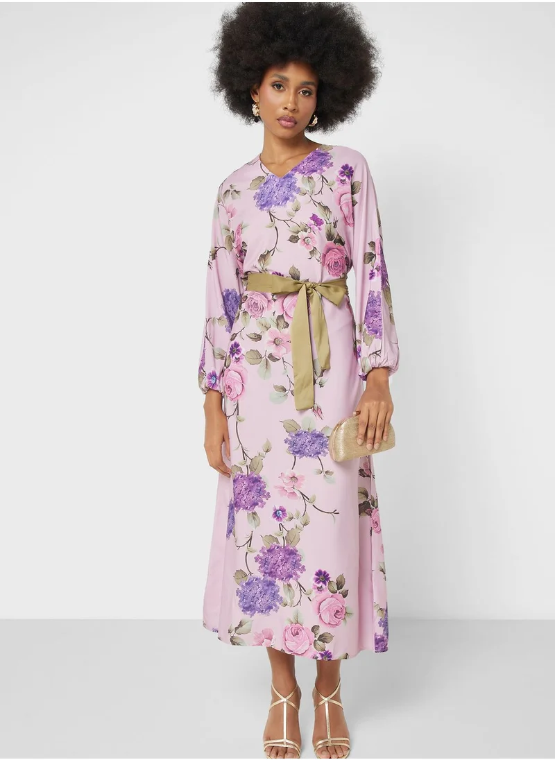 ELLA Floral Print Dress