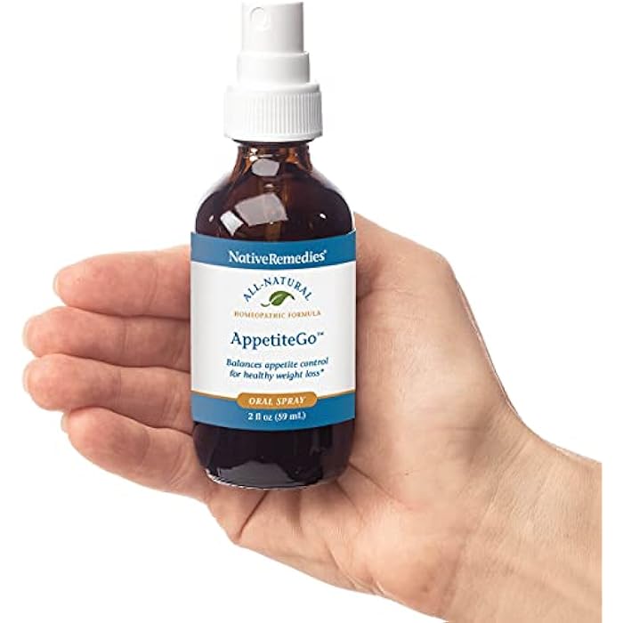 Native Remedies AppetiteGo Tonic - Natural Homeopathic Formula Temporarily Relieves Feelings of Hunger or an Empty Stomach - Reduces Desire for Stress Eating or Food Cravings - 59 mL - Image 3